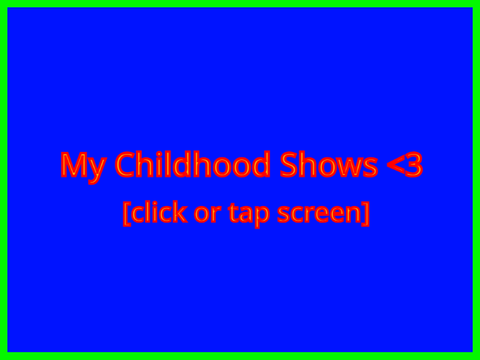 Nostalgic Kid Cartoons <3