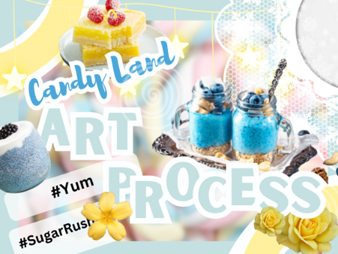 Candy Land Art Process ~