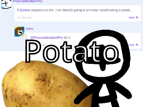 Eating a Potato