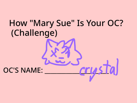 How Mary Sue is Crystal? 
