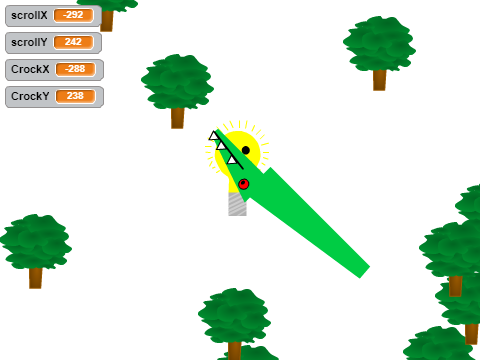 Scrolling game test