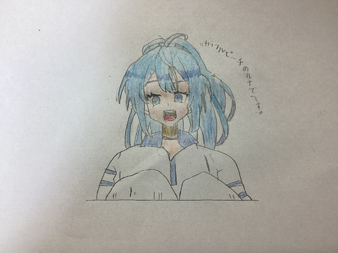 ルナさんを描きました！