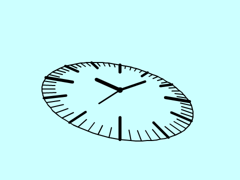 3D Clock
