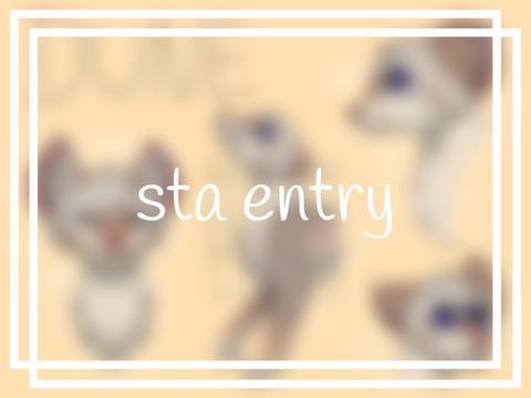 ☆ sta entry