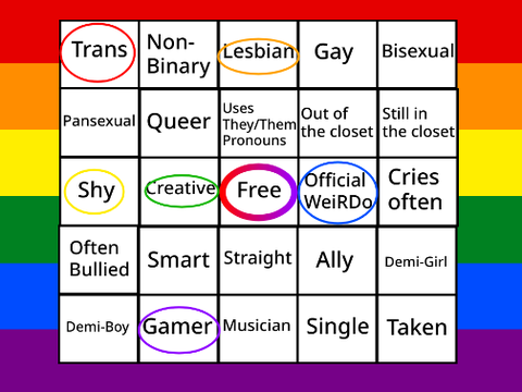 LGBTQ+ Bingo
