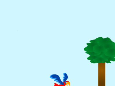 Bird Hit a Tree Animation