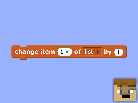 Useful Blocks: change item (1 v) of [list v] by (1)