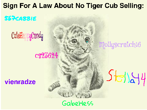 CLICK THIS NOW- SAVE THE TIGERS!  remix remix
