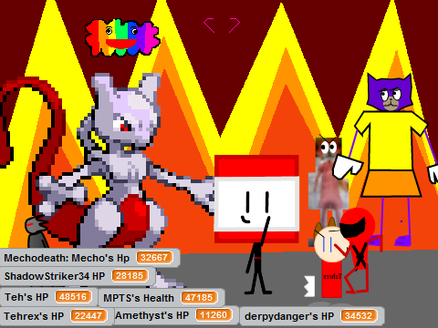 Add yourself fighting Evil Mewtwo! remix
