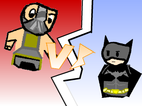 Rap Battles: Batman vs Bane and Joker 