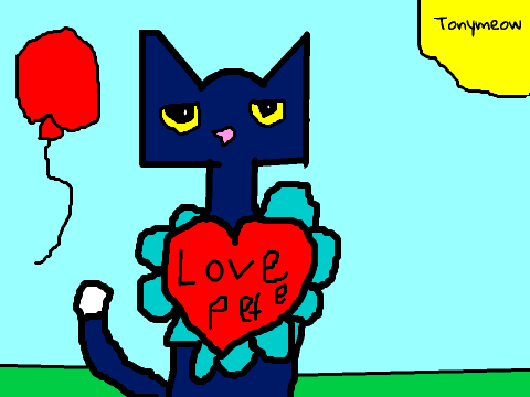 Pete the cat speedpaint :)