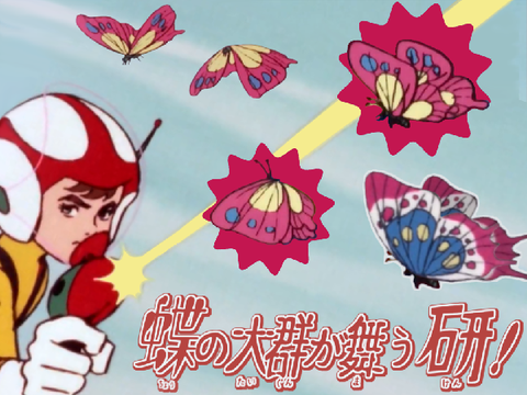 蝶の大群が舞う研！【チャー研50周年記念】