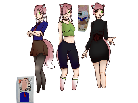 redraw of my old oc-