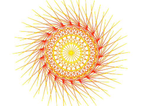 Satisfying Spiral Snowflake Thing