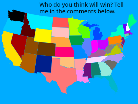 U.S STATE BATTLE ROYALE!