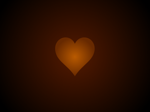 Orange Heart 橙色的心 - byejack 