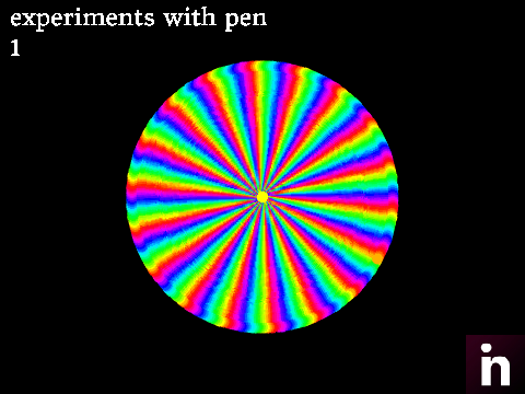 experiments with pen 1
