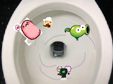 Add yourself being flushed![1] remix remix