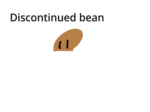 Discontinued bean