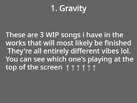 3 WIP songs