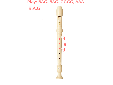 How to play hot cross buns on recorder