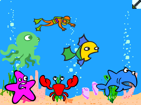 underwater
