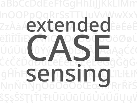 Extended Case Sensing