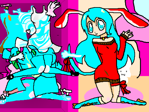 Bunny girl dress up! remix
