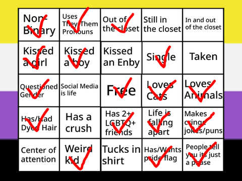 Non-Binary Bingo! 