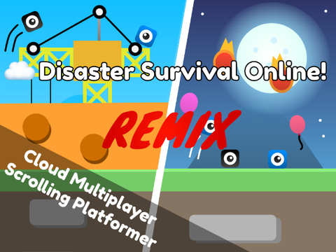☁ Disaster Survival Online! | A Multiplayer Platformer | #games #all remix