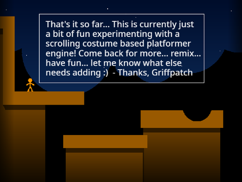 Playing with ideas - Scrolling Platformer Base - Speedrunning Build