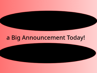 a big announcement