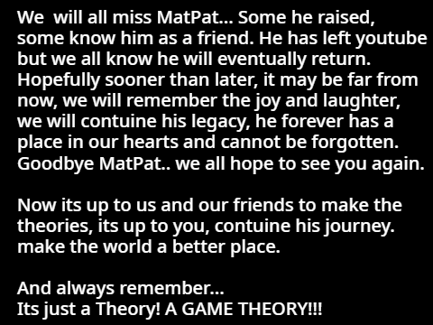 Game-Theory Tribute