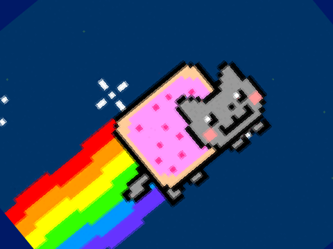 the neon cat