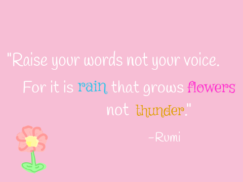 ت  rain grows flowers  ت 