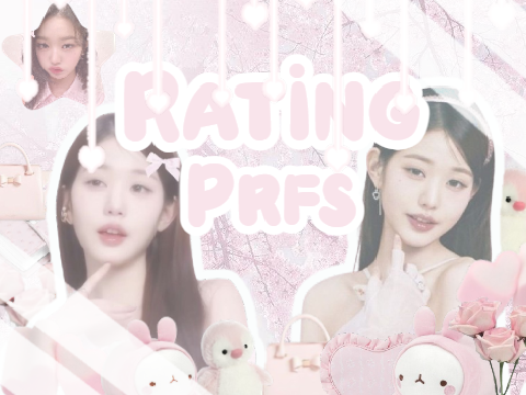  ˚ ₊  #001┊Rating Prfs! ౨ৎ ˚