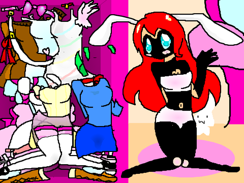 Bunny girl dress up! 