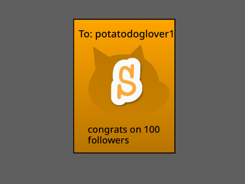 potatodoglover1 Scratch award