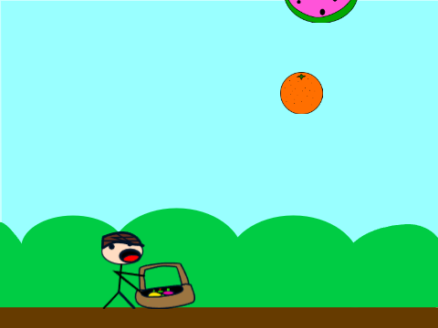 catch the fruits