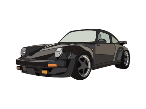 Porsche 930 Blockshade