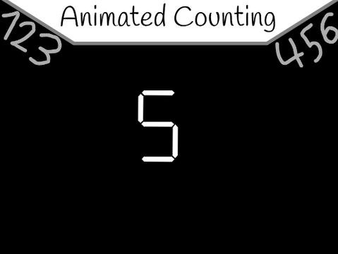 Animated Counting: NUMBER 5