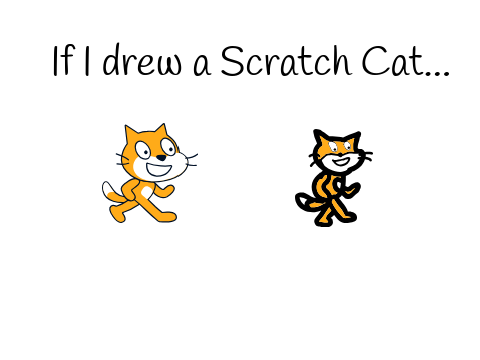 If I drew a Scratch Cat...