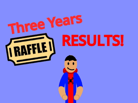 Three Years Raffle Results! 