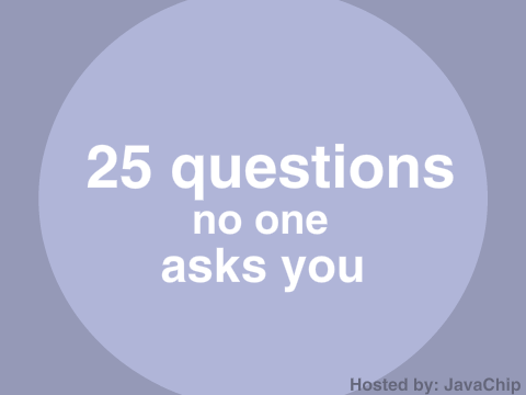 25 Questions No One Ask You l three577 l