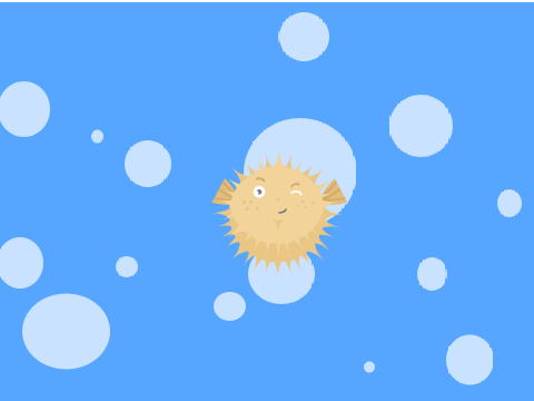 Pufferfish mouse-pointer