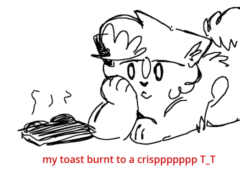 my toast burnt to a crisp