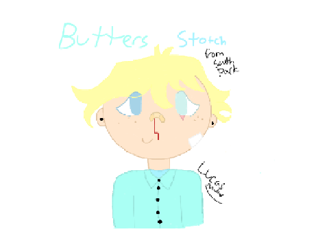 Butters :3 (but on kleki)