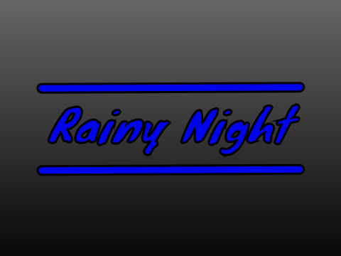 Rainy Night