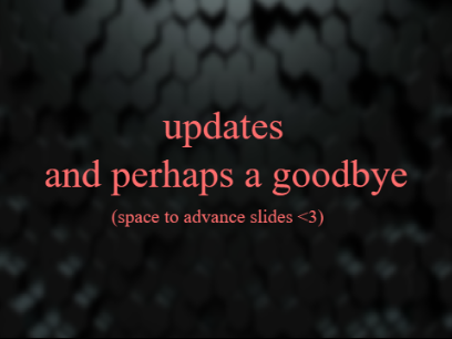 this might be goodbye