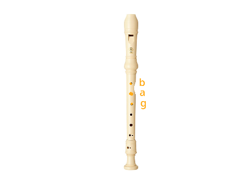 How to play Gently sleep on the recorder